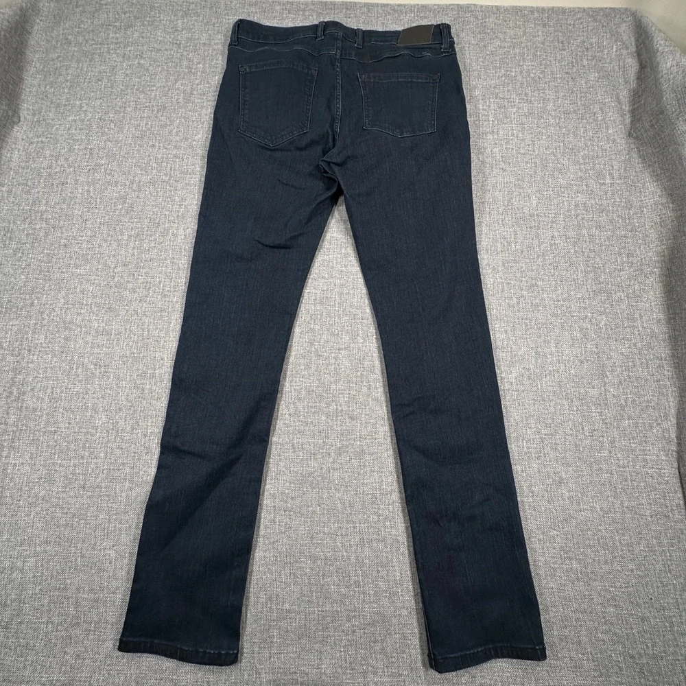 Twillory Technical Denim Jeans Mens 33x32 Dark Indigo Trim Fit Performance Tech